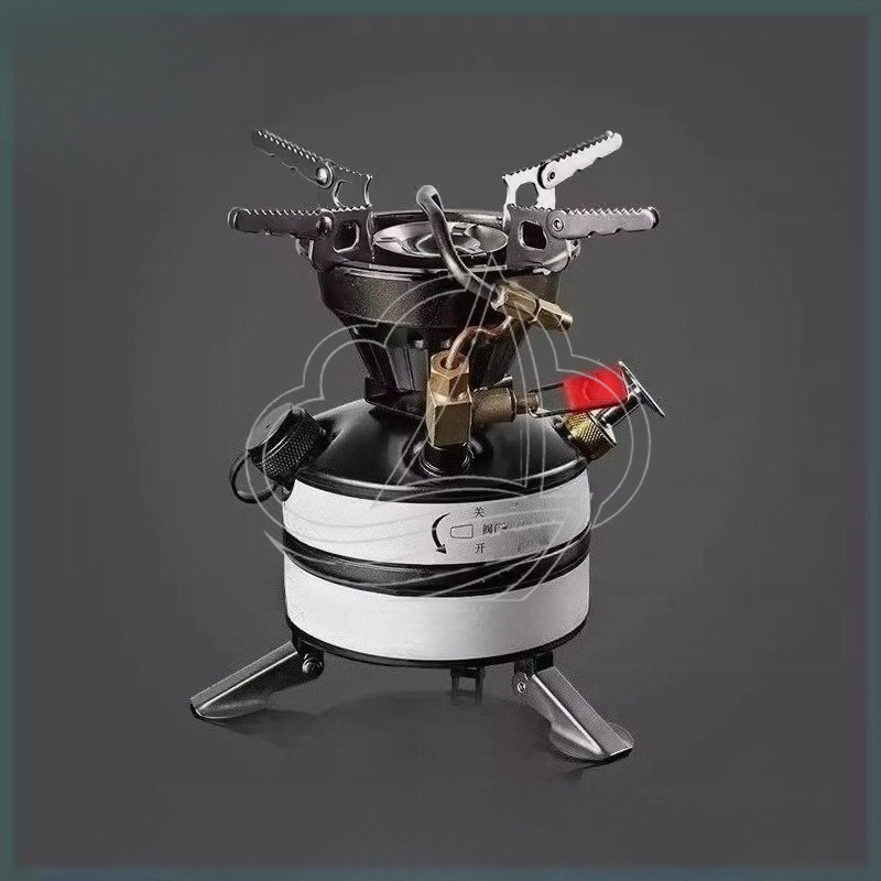 Camping Cooking All In One - All-in-One Tragbares Camping-Kocher-Set Multi-Fuel-Brenner für Outdoor-Picknick-Kochen
