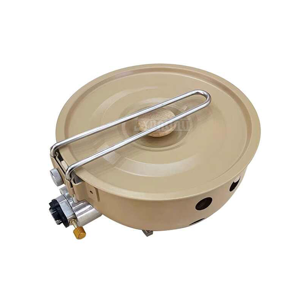 Camping Cooking All In One - Tragbarer Outdoor-Kassettenherd All-in-One-Topf Camping-Picknick-Kochutensilien