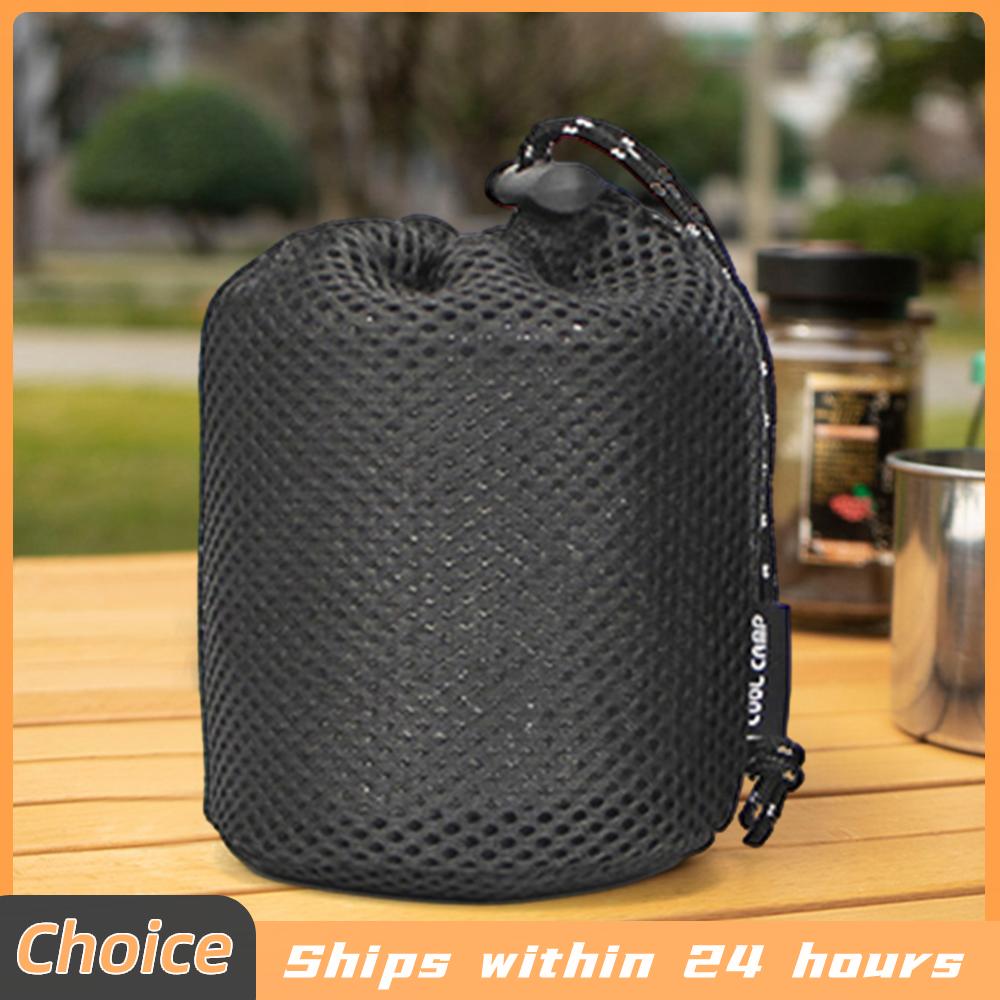 Camping Cooking Gear - Outdoor-Set Topfaufbewahrungstasche Camping-Kocher Kochkopf Stoßfeste Verdickung