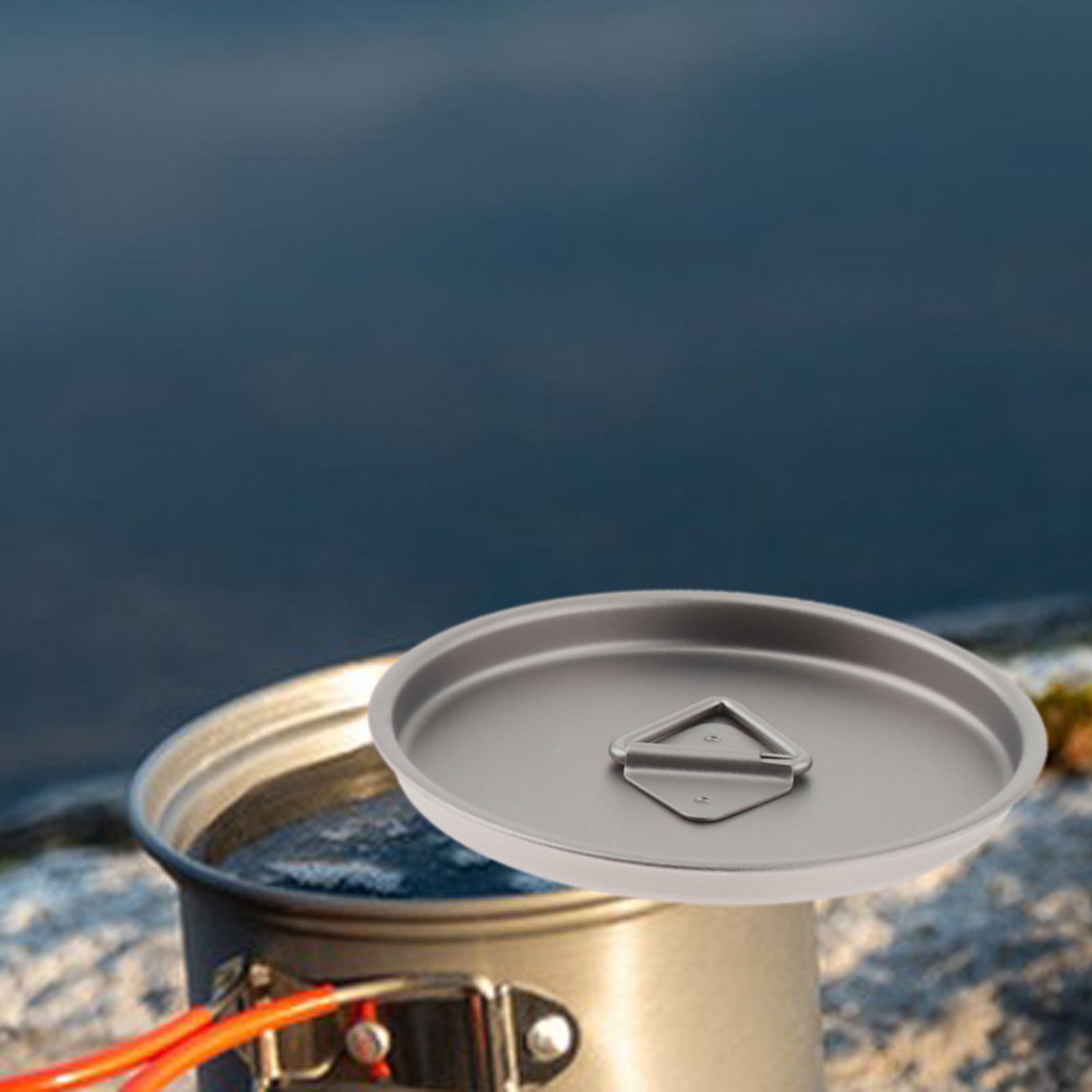 Camping Cooking Mug - Titan-Deckel für Wasserbecher, Kaffeetassen, Trinkgefäße, Tischgeschirr,