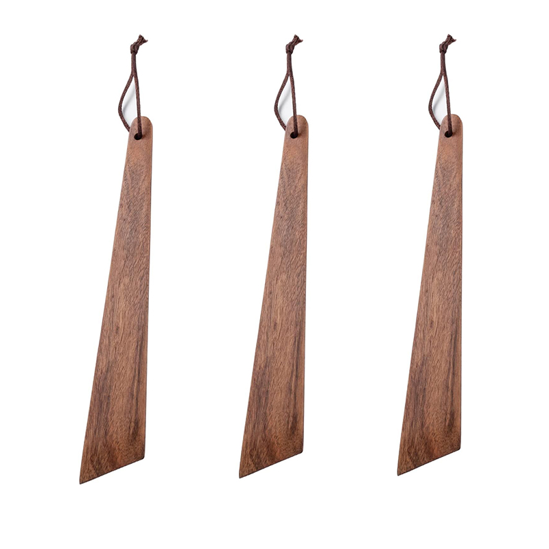 Camping Cooking All In One - Holz Spatel Tragbare Turner Akazienholz Flipper