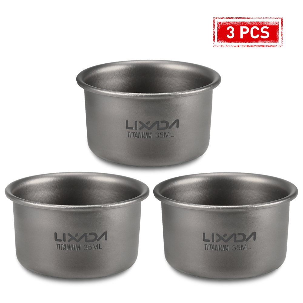 Camping Cooking Mug - 1/3 stücke lixada 35ml Mini Titan