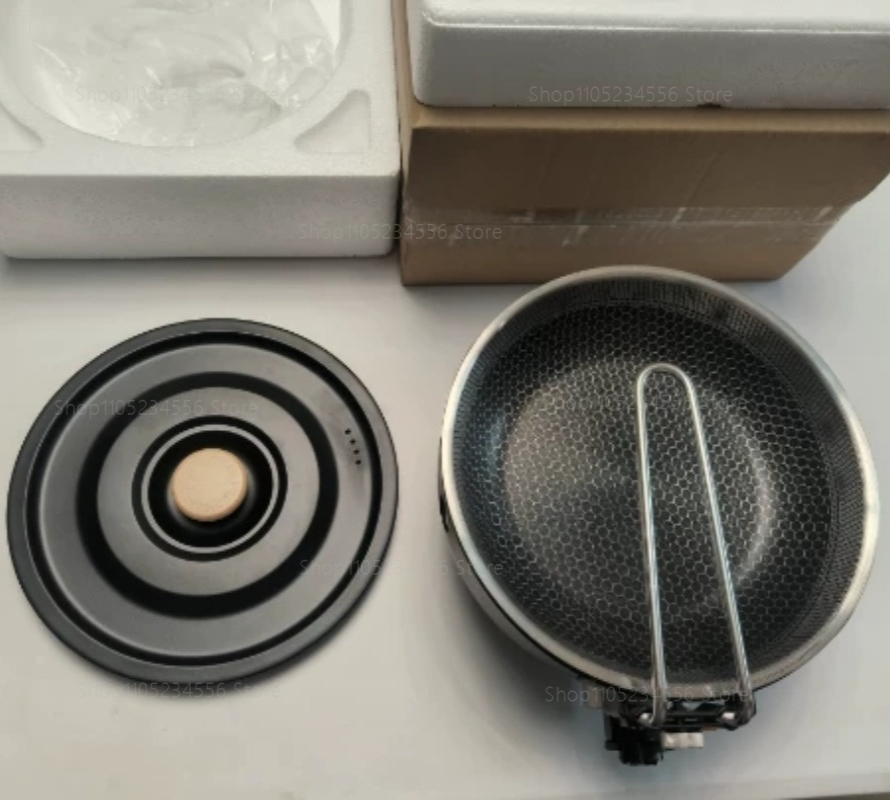 Camping Cooking All In One - Tragbarer Outdoor-Gasherd, All-in-One-Topf, Reiskochen, Braten, Camping,