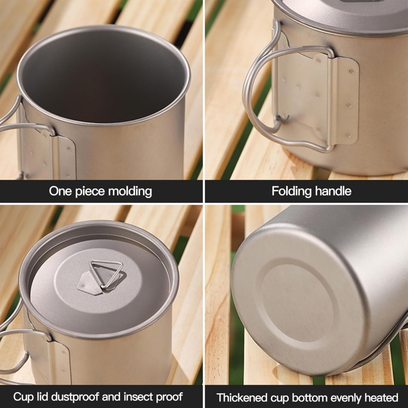 Titan-Campingbecher mit Klappg – Camping Cooking Mug Bewertung und Preis