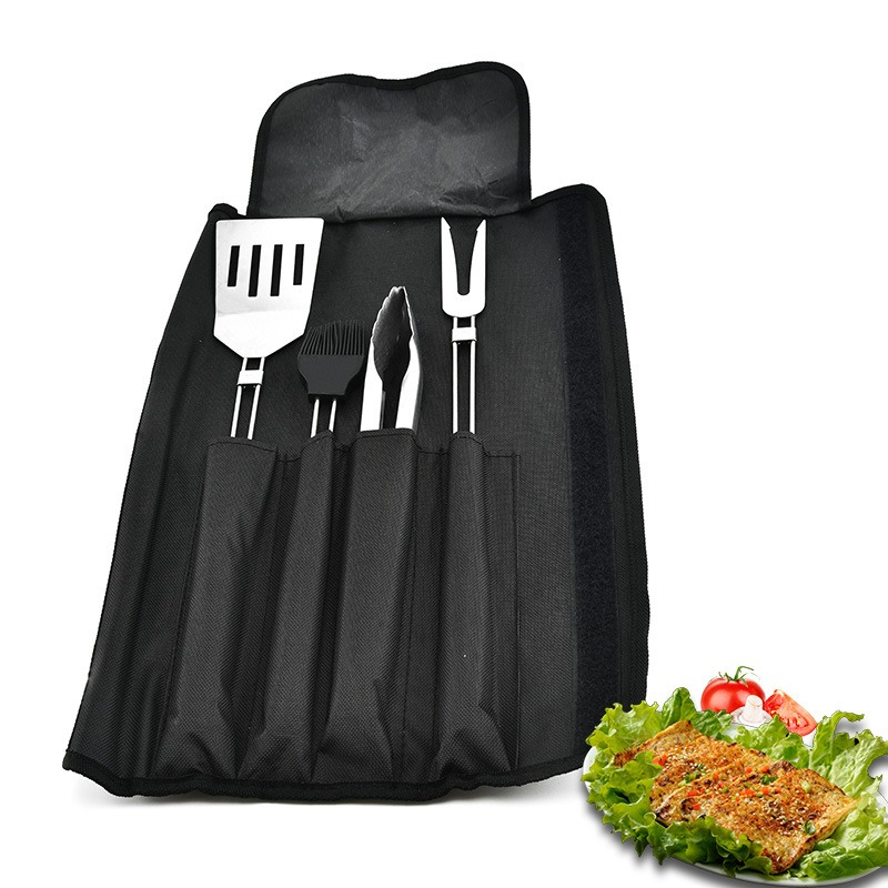 4-teiliges BBQ-Werkzeugset Gri – Camping Cooking Set Non Stick Bewertung und Preis