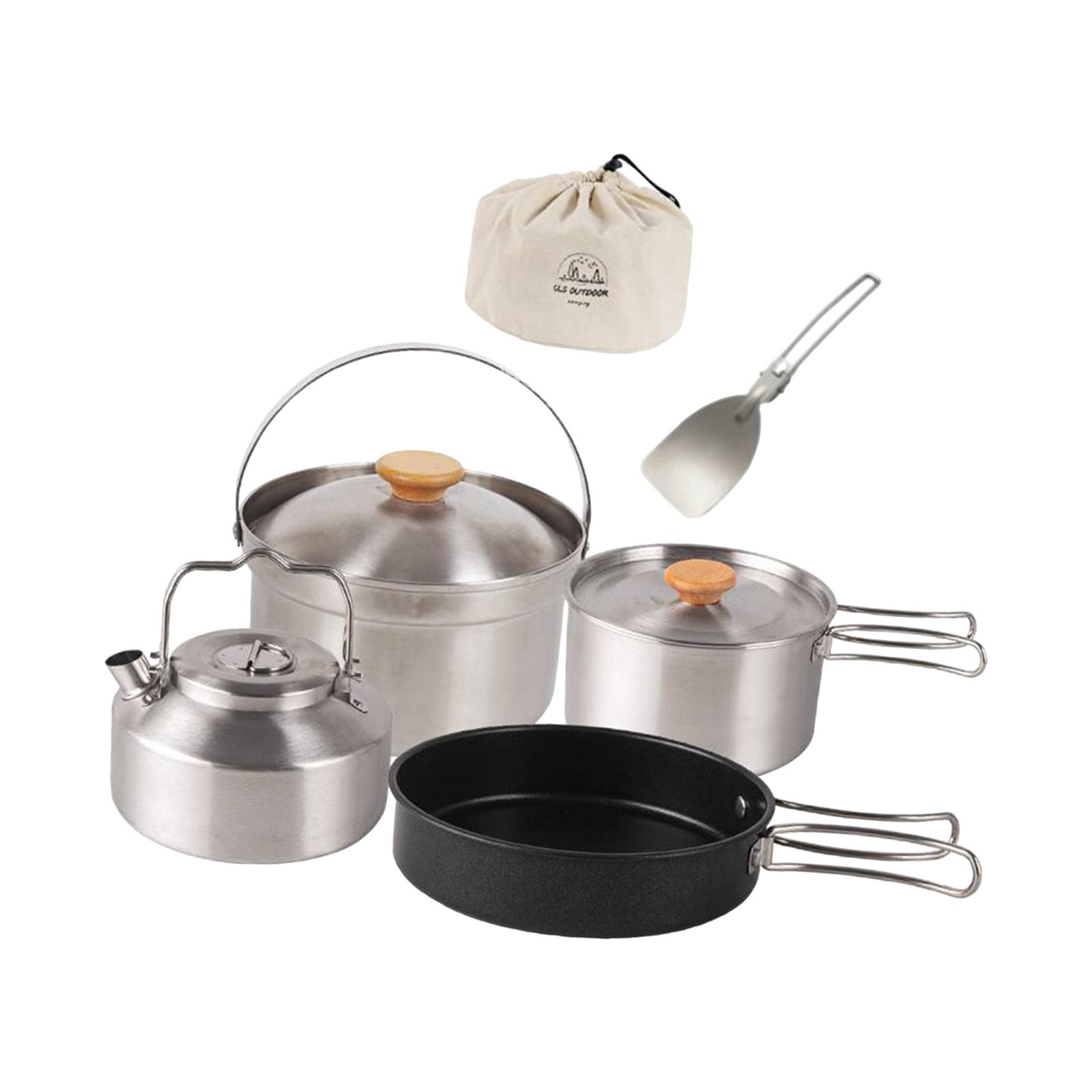 Camping-Kochgeschirr, Kochzube – Camping Cooking Set With Kettle Bewertung und Preis