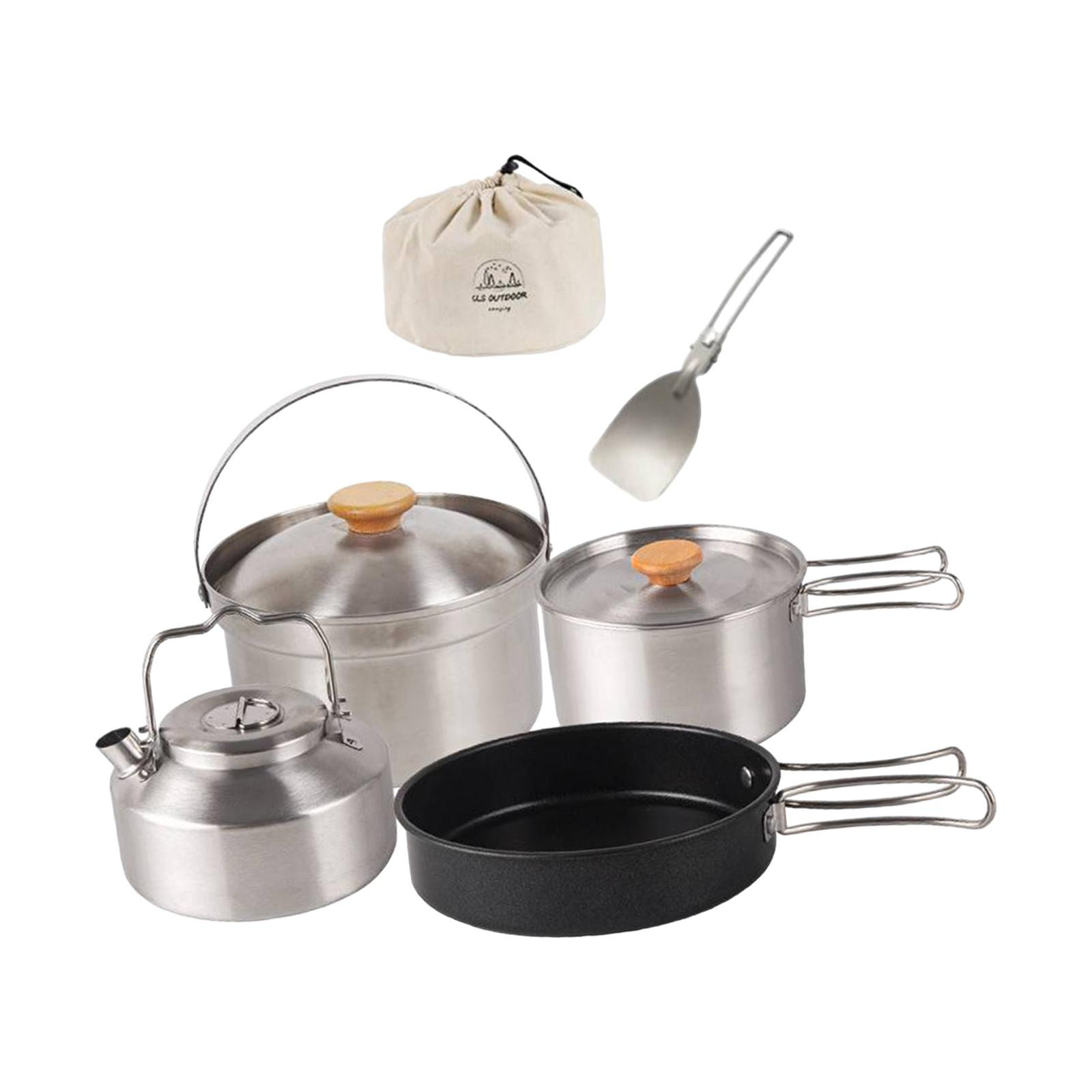 Camping-Kochgeschirr, Kochzube – Camping Cooking Set With Kettle Bewertung und Preis