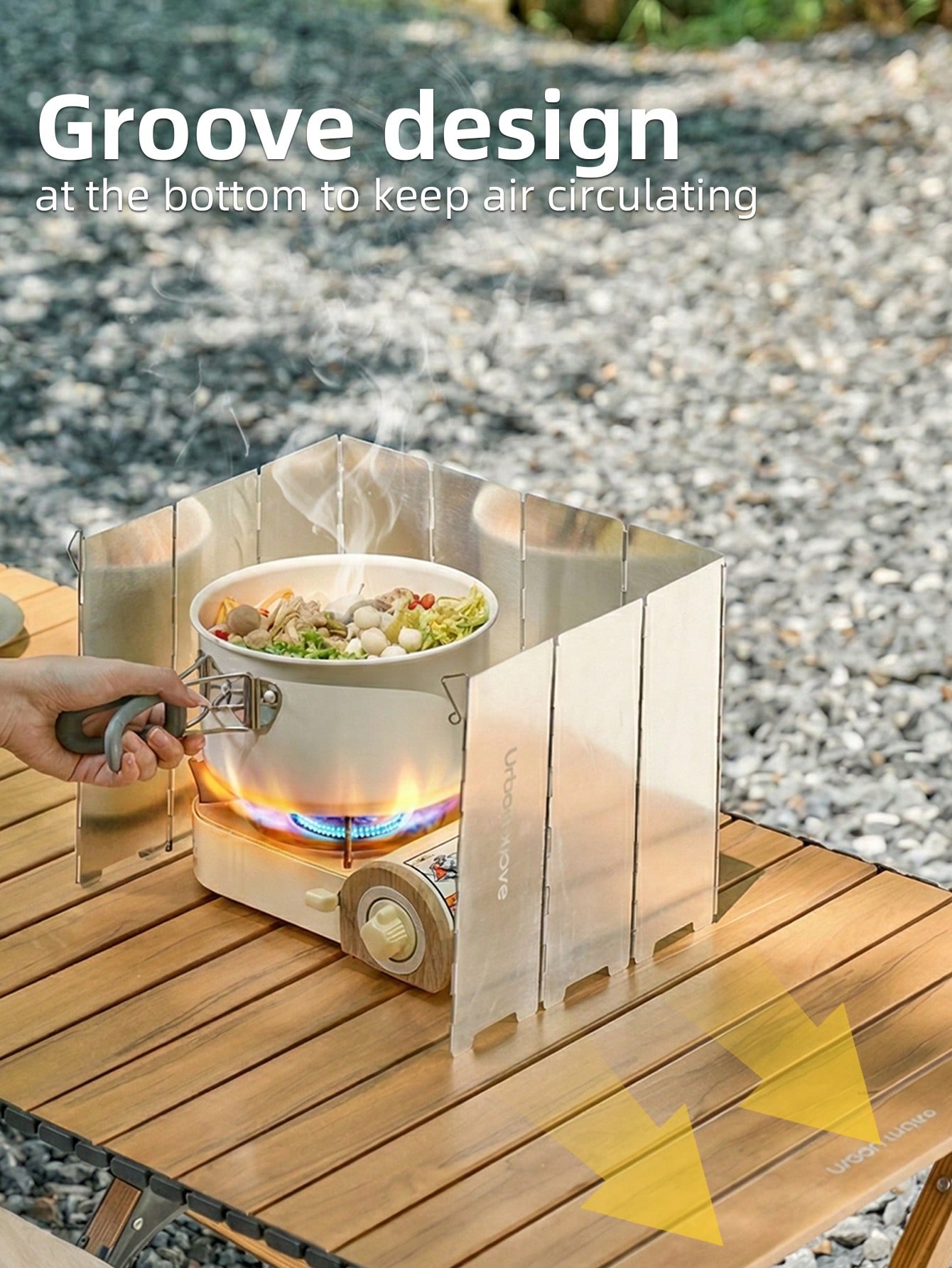 10 Stück faltbare Windschutzpl – Camping Cooking Windshield Bewertung und Preis