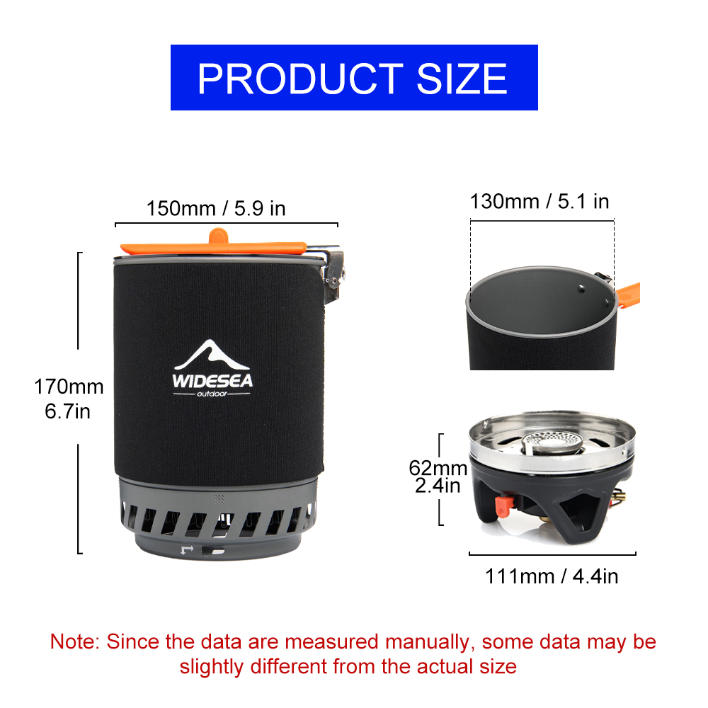 Widesea Camping-Kochsystem mit – Camping Cooking Wood Stove Bewertung und Preis