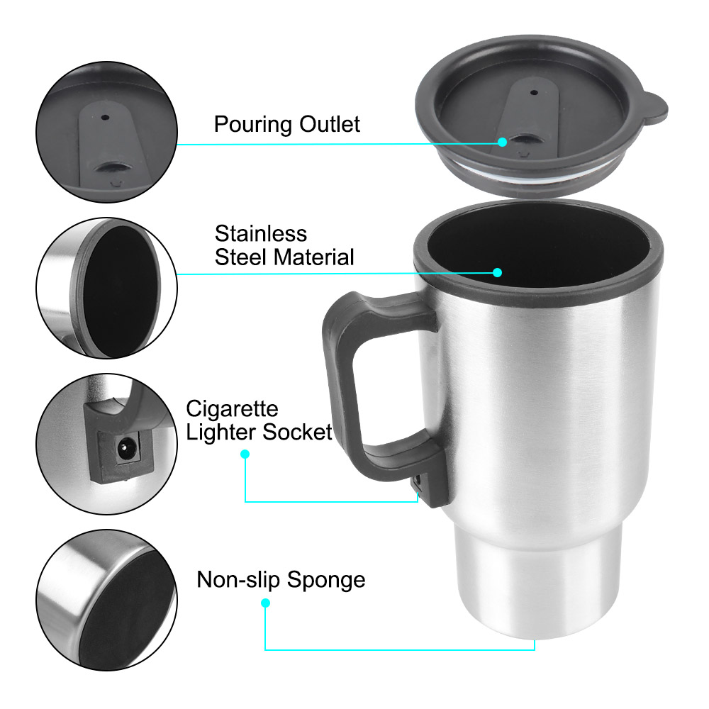12v 450ml Auto Kaffeetasse Inn – Camping Cooking Mug Bewertung und Preis
