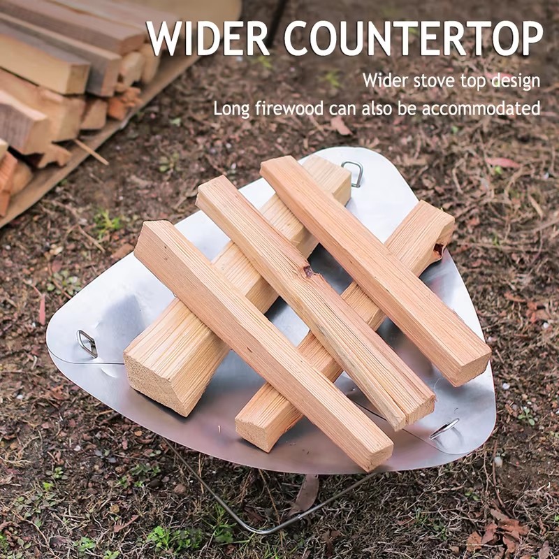 Tragbarer Edelstahl-Holzofen m – Camping Cooking Wood Stove Bewertung und Preis