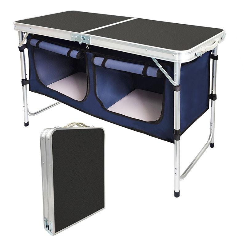 Outdoor-Klapptisch Aluminium L – Camping Cooking Table With Storage Bewertung und Preis