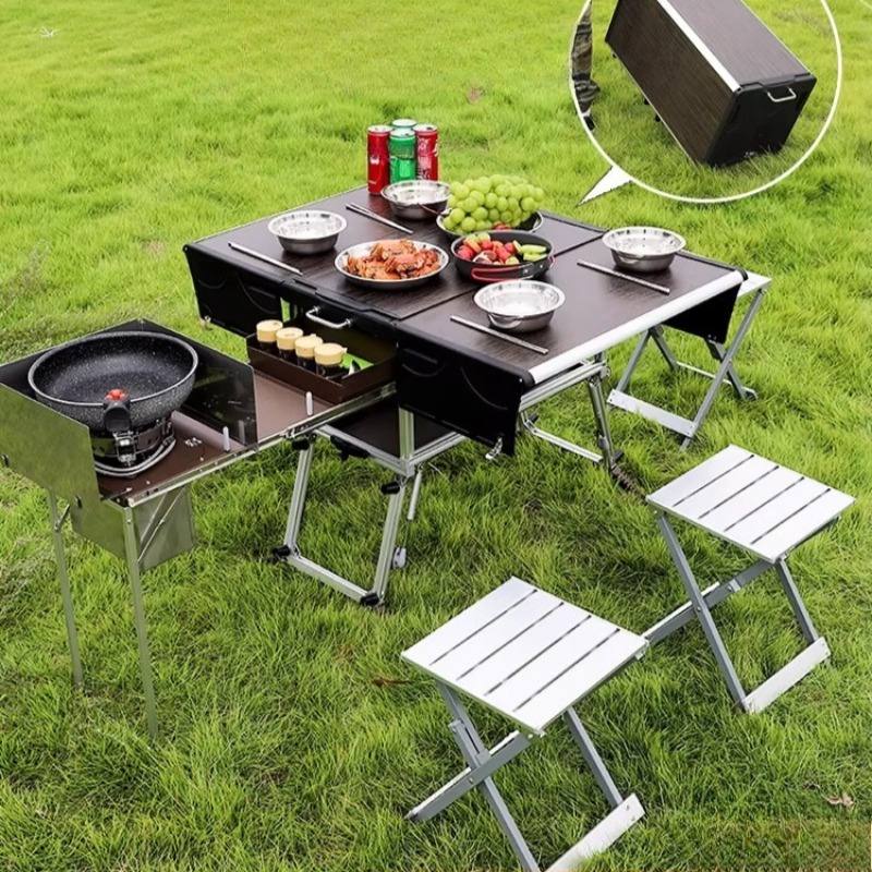 Mobile Outdoor-Küche, tragbar, – Camping Cooking Equipment Electric Bewertung und Preis