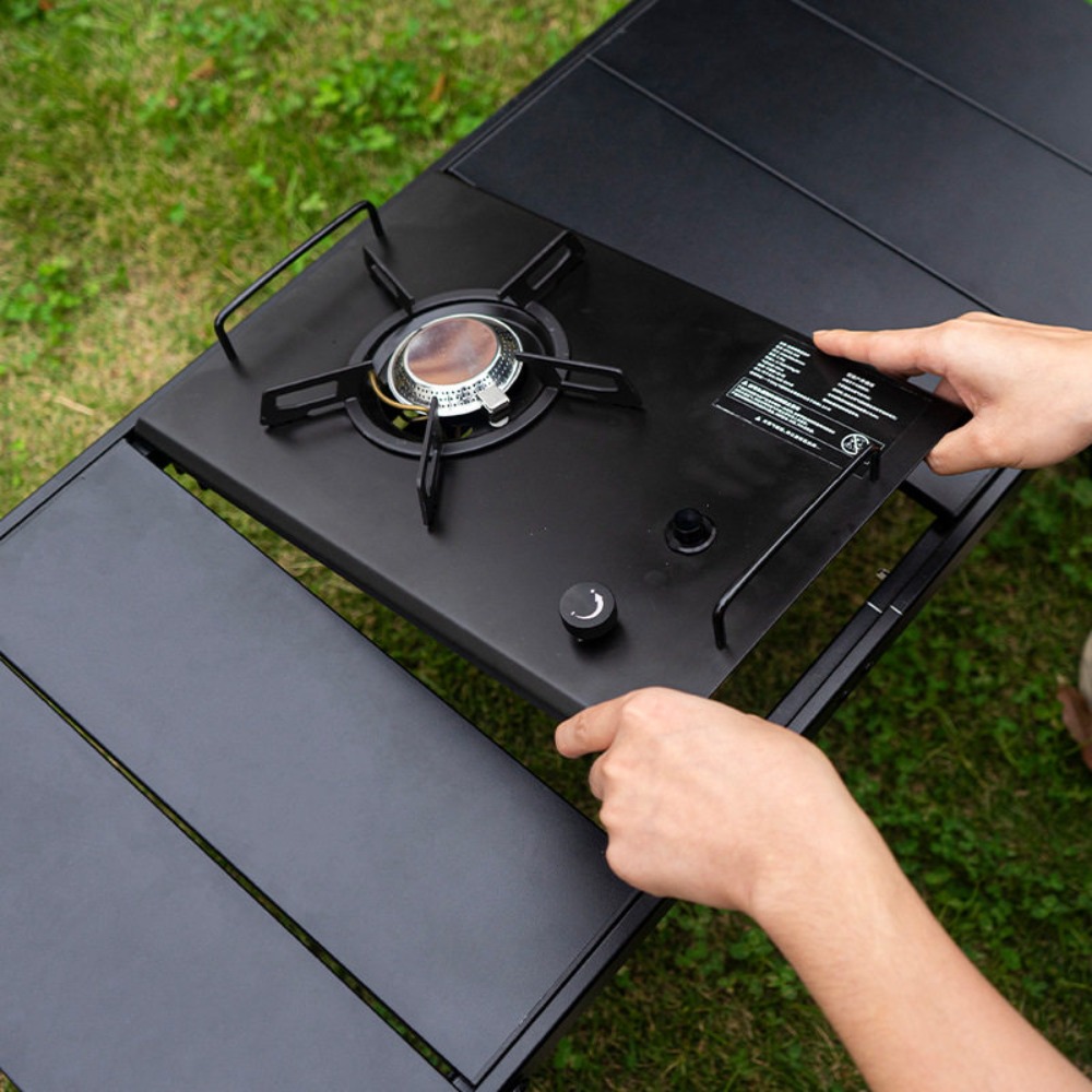 Klappbarer Campingtisch, tragb – Camping Cooking Table With Storage Bewertung und Preis