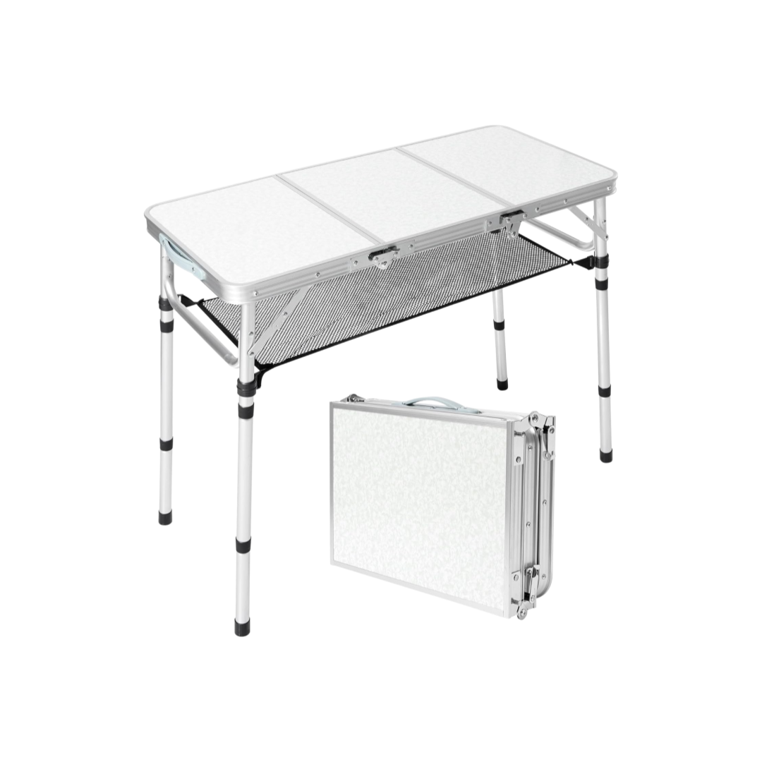 Klappbarer Campingtisch mit Au – Camping Cooking Table With Storage Bewertung und Preis