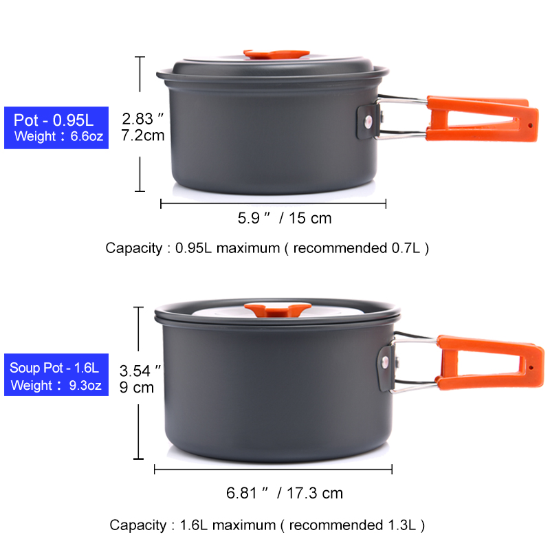 Widesea Camping Outdoor Kochge – Camping Cooking Set With Kettle Bewertung und Preis