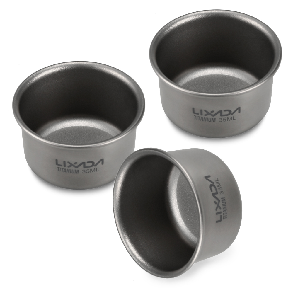 1/3 stücke lixada 35ml Mini Ti – Camping Cooking Mug Bewertung und Preis