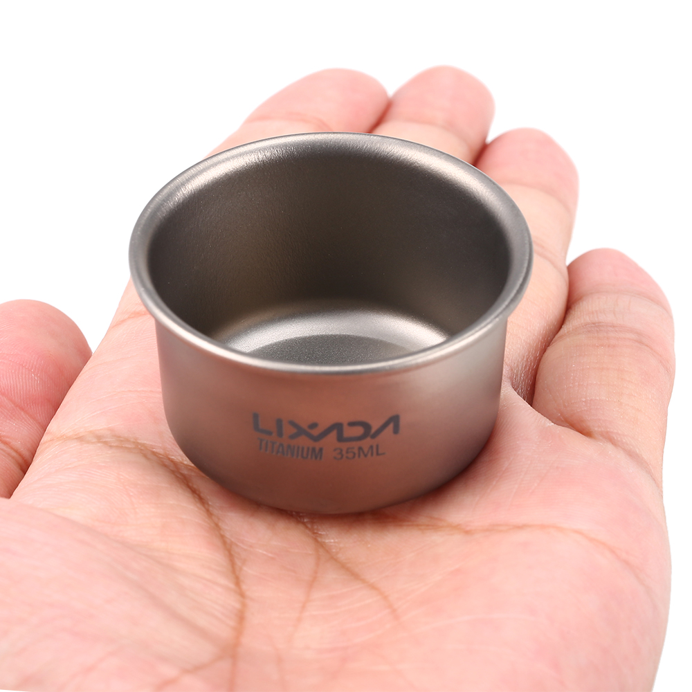 1/3 stücke lixada 35ml Mini Ti – Camping Cooking Mug Bewertung und Preis
