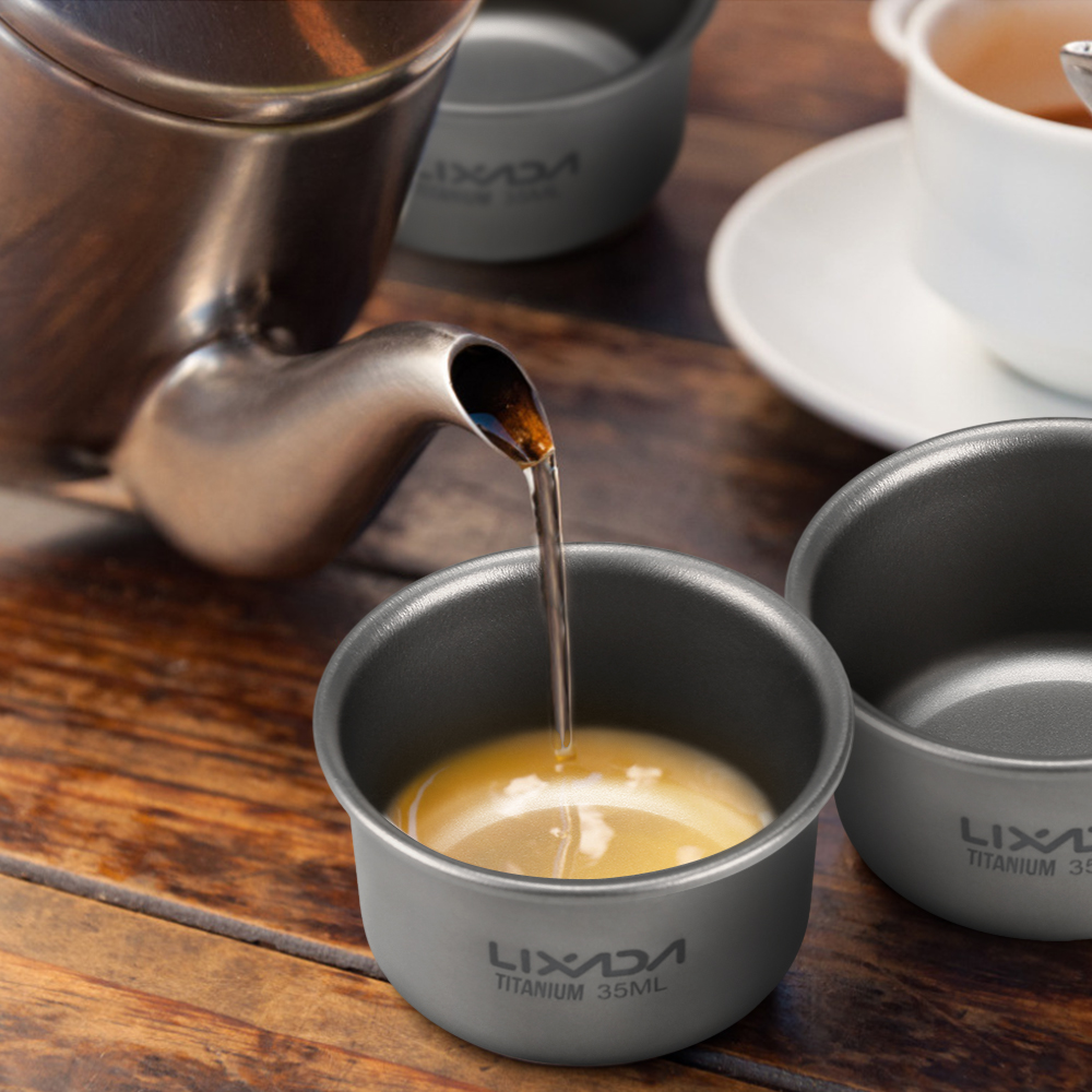 1/3 stücke lixada 35ml Mini Ti – Camping Cooking Mug Bewertung und Preis