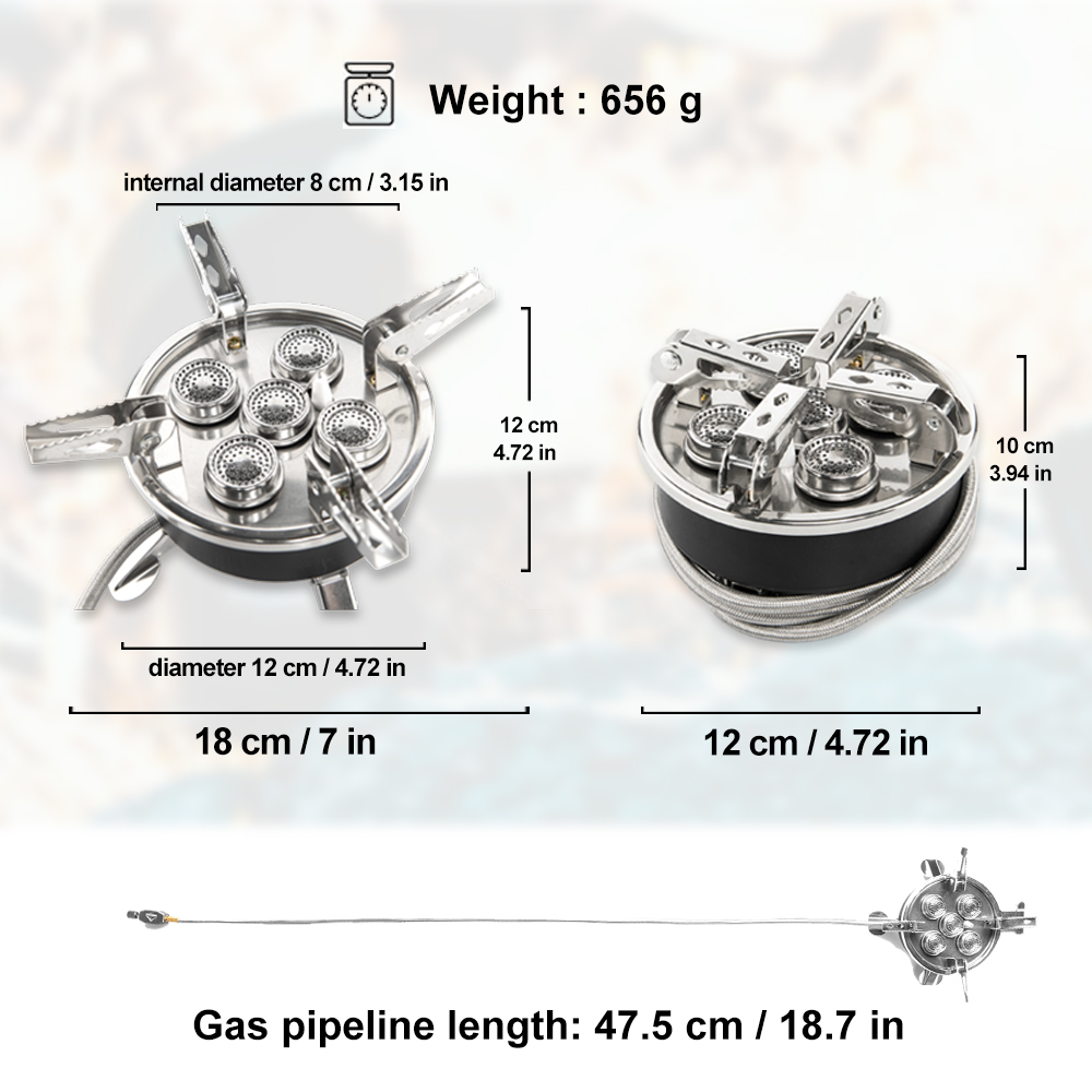 Widesea Camping 5in1 Gasherd O – Camping Cooking Wood Stove Bewertung und Preis