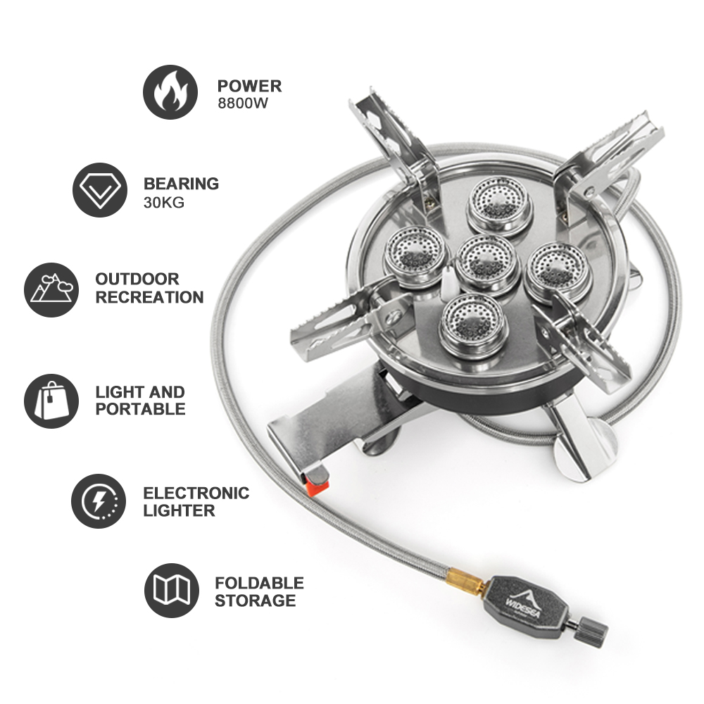 Widesea Camping 5in1 Gasherd O – Camping Cooking Wood Stove Bewertung und Preis