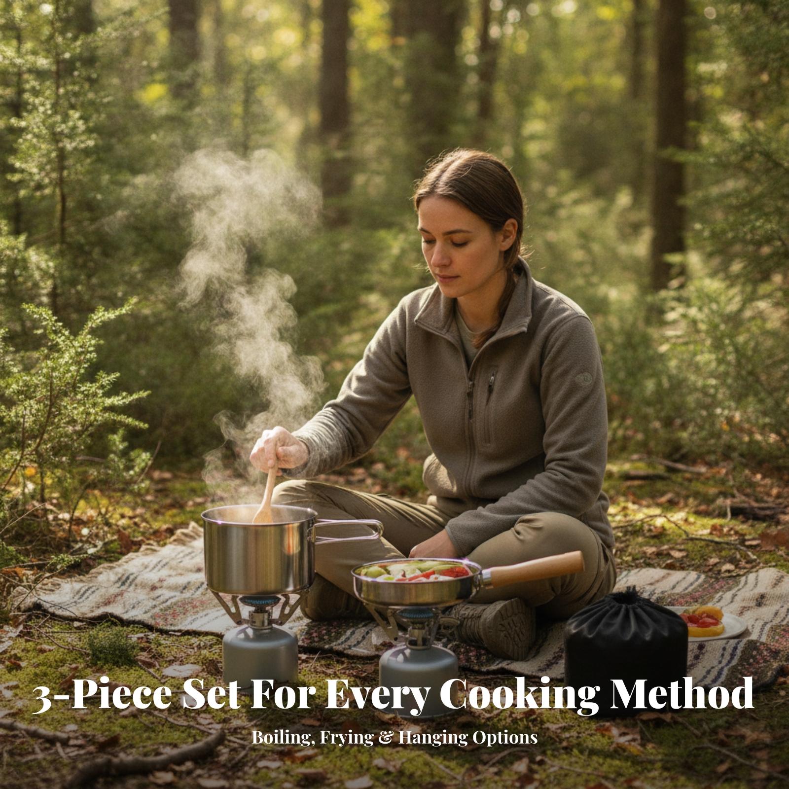 Outdoor-Kochkessel aus 304 Ede – Camping Cooking Set With Kettle Bewertung und Preis