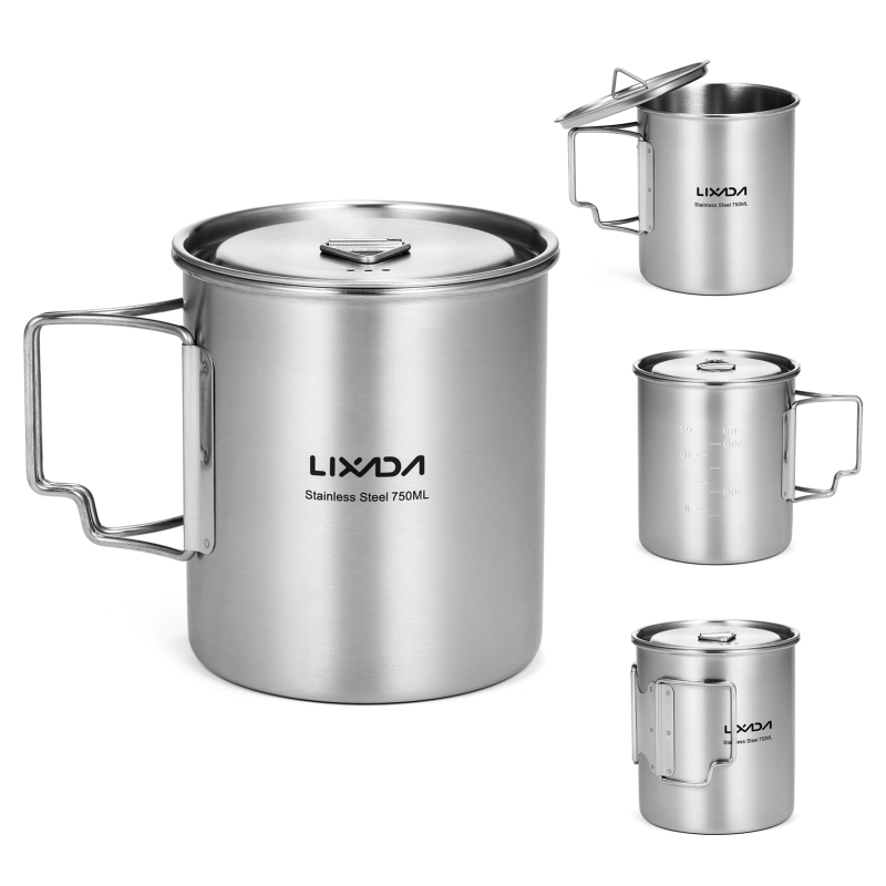 Lixada 750ml Tasse Outdoor Ede – Camping Cooking Mug Bewertung und Preis
