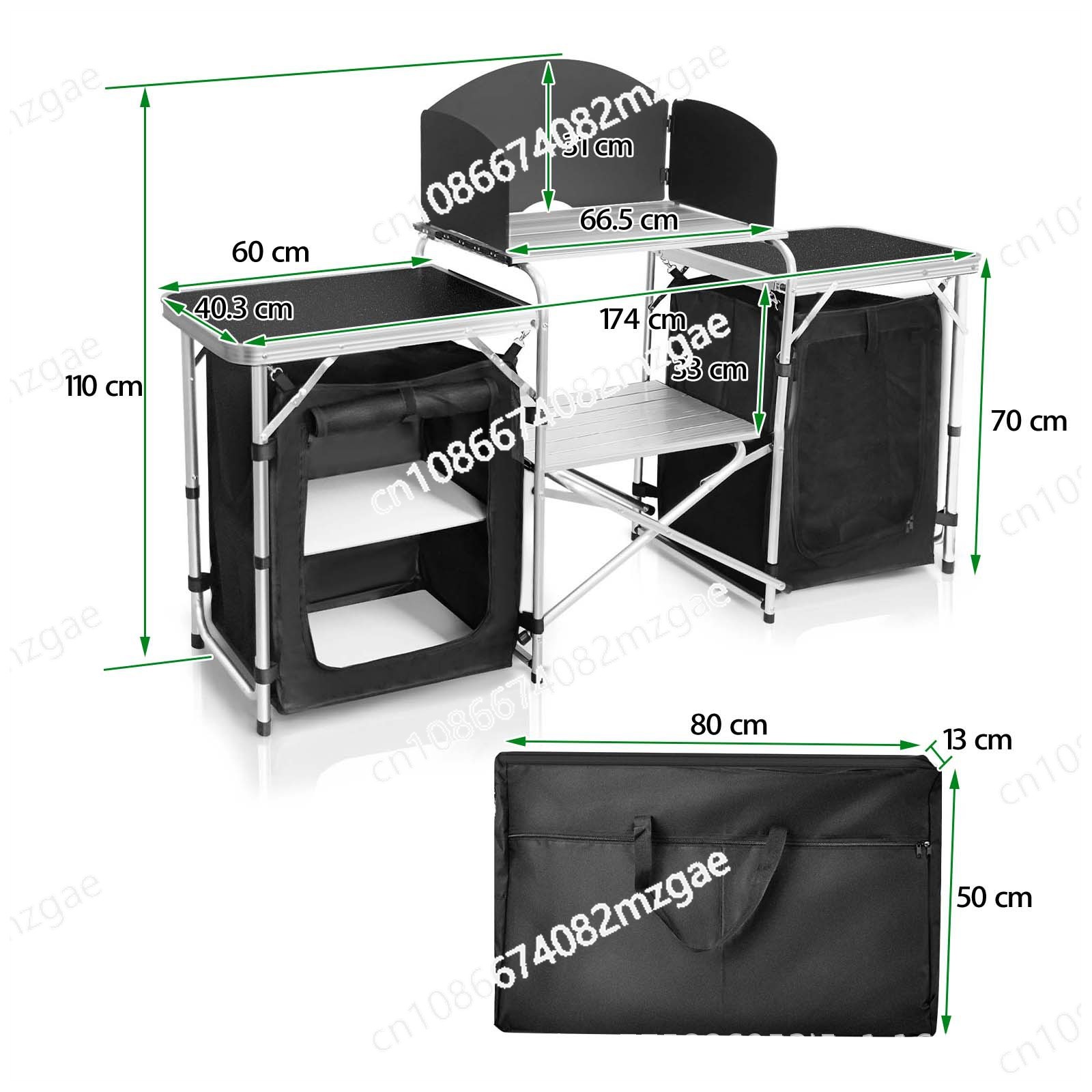 Mobiler Camping-Küchentisch au – Camping Cooking Table With Storage Bewertung und Preis