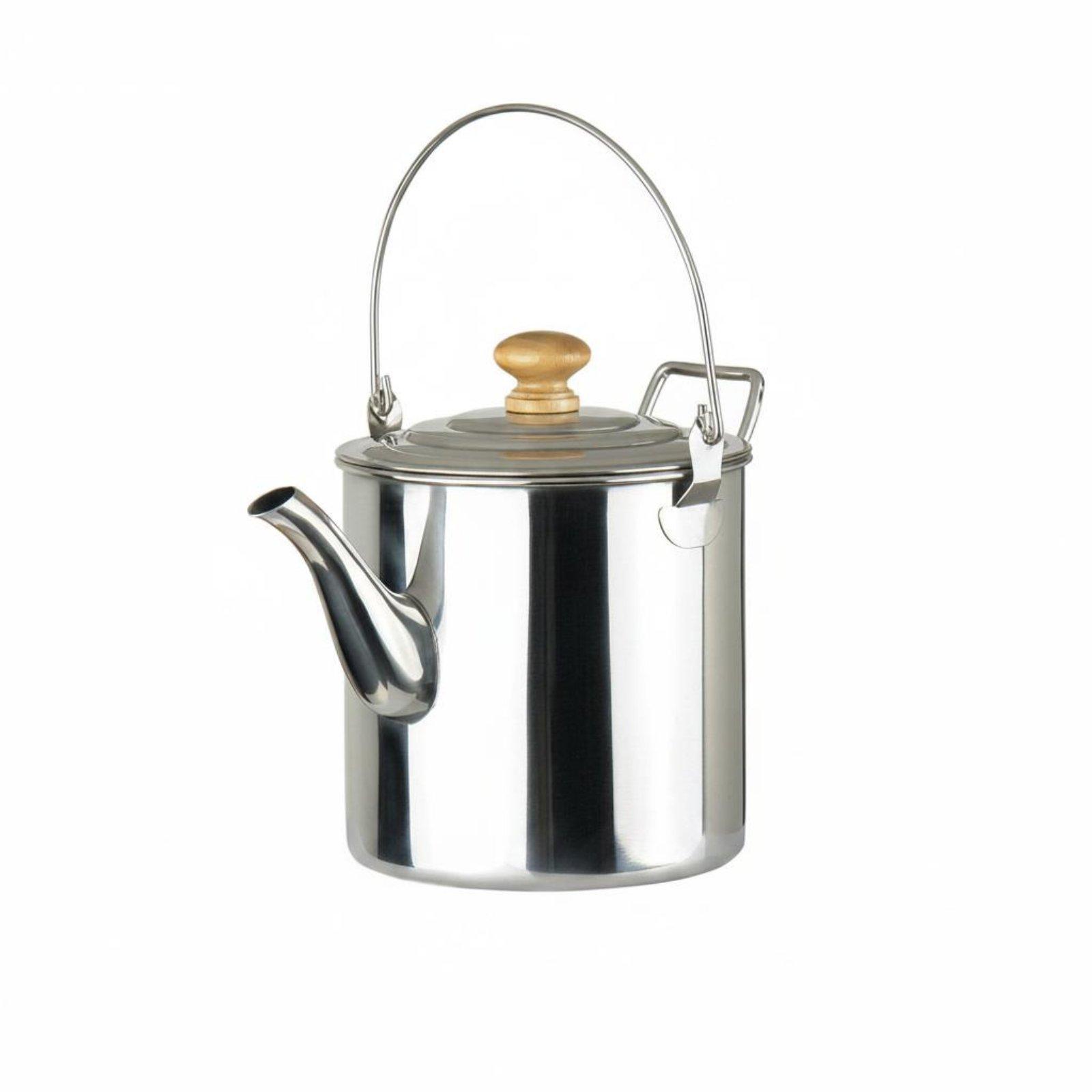 Tragbarer Edelstahl-Kochbehält – Camping Cooking Set With Kettle Bewertung und Preis