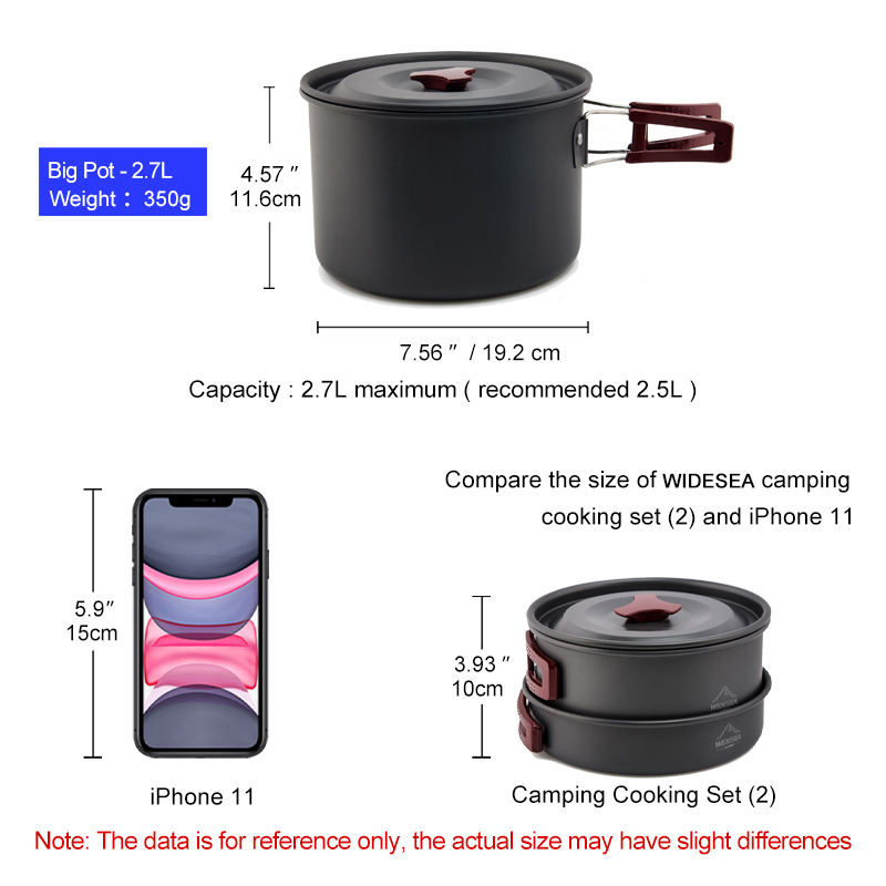 Widesea Camping Kochgeschirr S – Camping Cooking All In One Bewertung und Preis