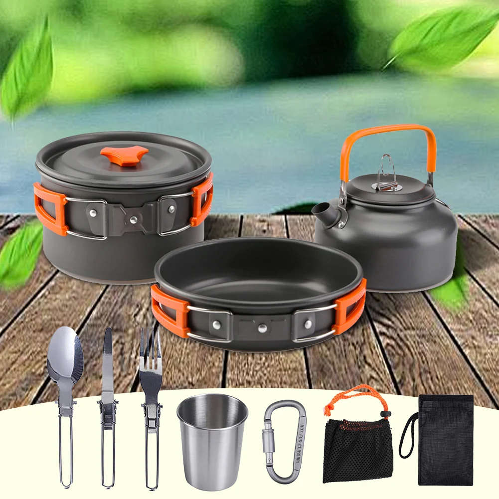 Camping-Kochgeschirr-Set, Wass – Camping Cooking Set With Kettle Bewertung und Preis