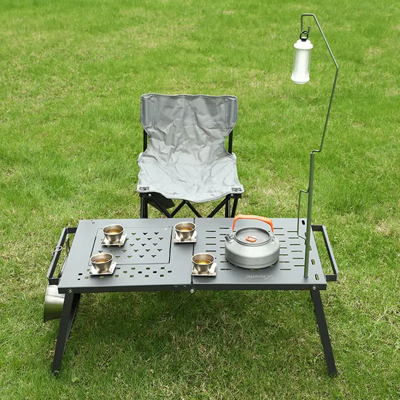 Tragbarer Klappbarer Eisen-Mes – Camping Cooking Table With Storage Bewertung und Preis